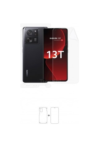 Xiaomi 13t Ön, Arka Ve Yan 360 Derece Tam Kaplama Poliüretan Film