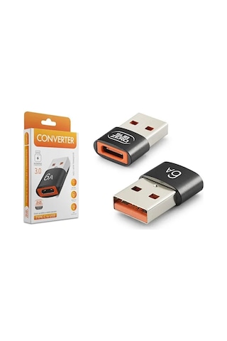 Lebron Cnr30 Type-c Dişiden Usb 3.0 Erkeğe Dönüştürücü Adaptör - 6a Hızlı Veri Transferi