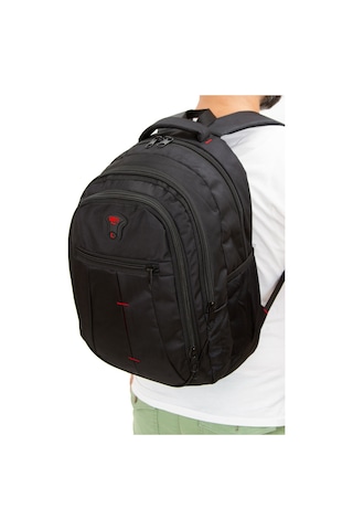 Newish Polo Erkek Okul Sırt Çantası-Lost Siyah