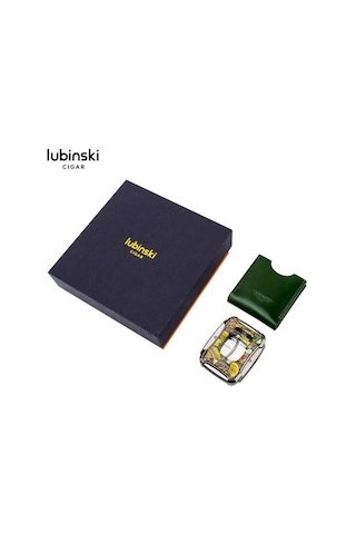 Lubinski Ancient Egypt Kılıflı Kare Puro Kesici 60ring