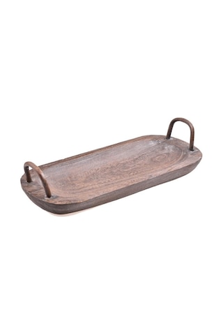 Bambum Bavola Kuplu Büyük Oval Tepsi B1632