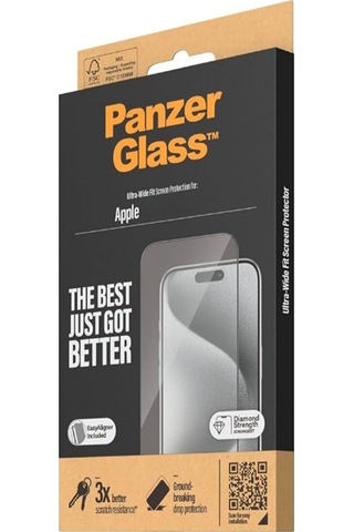 Panzerglass iPhone Apple 15 Pro Max Uyumlu 6d Glas Full Cam