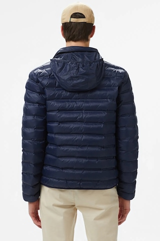 Lacoste Synthetic Fill Jacket Gizlenebilir Kapişonlu Şişme Erkek Mont Lacivert