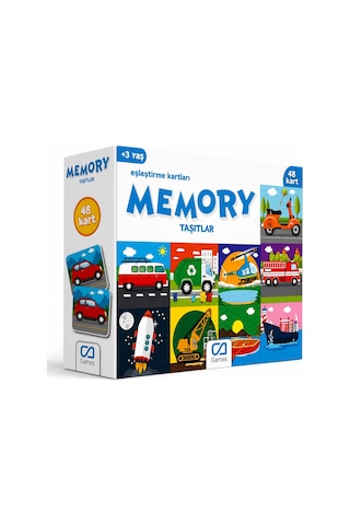 Bakgelal Memory Taşıtlar Hafıza Kartı Oyunu 48 Kartlı Eğitici Eşleştirme Ve Zeka Oyunu