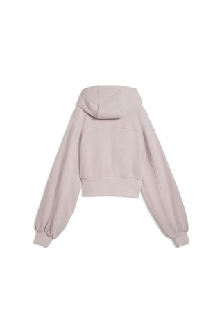 Puma Ess Cropped Hoodie Kadın Sweatshirt 636671-49 Pembe