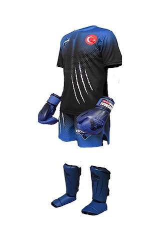 Dosmai Panther Power Boks Kick Boks Antrenman Seti Mavi Pst994 Mavi