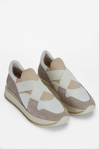 Tamer Tanca Kadın Hakiki Deri Bej Sneakers & Spor Ayakkabı 923 Tcsr-072 Bn Ayk Sk23/24 Bej Dr Bej