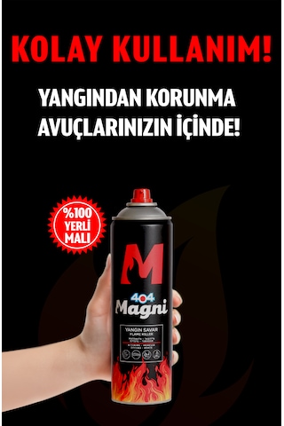 404 Magni Yangın Söndürücü Sprey 500 ML