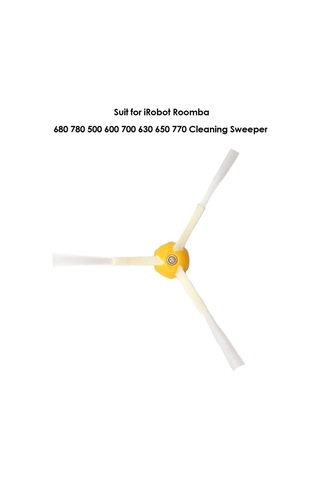 3 Adet İrobot Roomba 500 600 700 Serisi Temizleme Süpürgesi Robotlu Süpürge Parçaları Yan Fırça 3 Kollu Yedek
