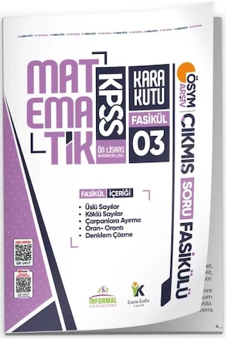 2026 Kpss Ön Lisans Matematik Kara Kutu 3.fasikül Ösym Çıkmış Soru Üslü-köklü Sayılar-denklem Çözme