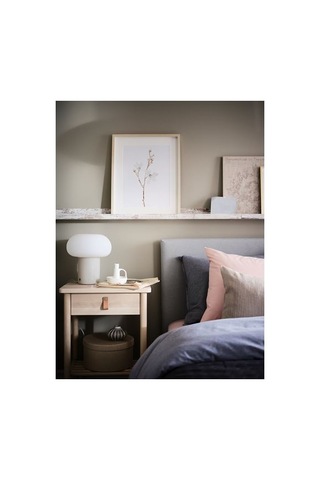 Ikea Dejsa Abajur, Bej-beyaz, 28 Cm