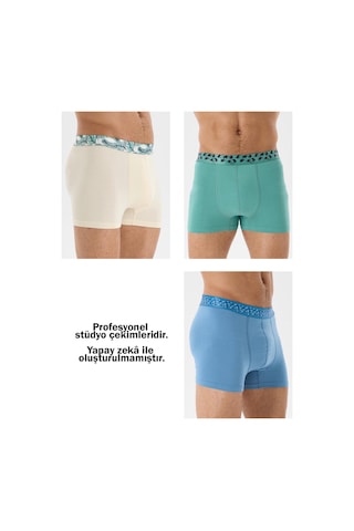 Mutig Tencel Modal Erkek Boxer 6'lı Siyah - Lacivert