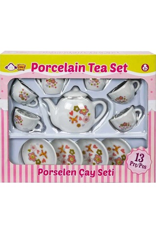 Porselen Çay Takımı 13 Parça - Stokta Olan Model Gönderilir Diğer