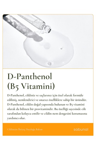 Sabunal D-Panthenol B5 Vitamini 30 ML