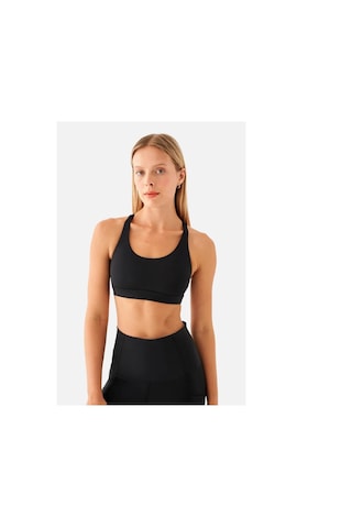 Markahit Superstacy Stella Orta Destekli Spor Bra Ss3406 Siyah