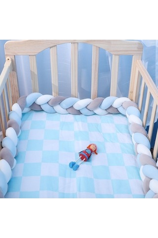Bosphorusboutique Örgülü Jmsstore Beşik Bebek Bariyeri Lf