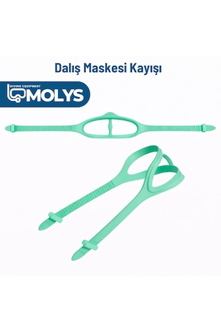 Molys Dalış Maskesi Kayışı Turkuaz