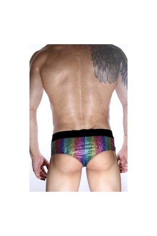 Erkek Çok Renkli Fantezi Giyim Parlak Desenli Boxer Hf012152