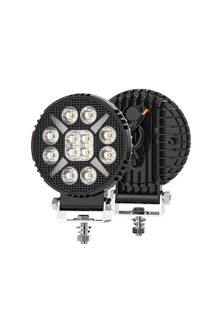 Arazi Aracı Tepe Ve Tampon Çalışma Lambası Ve Sis Farı 4 İnç 12-24v Gündüz Led Drl Sarı