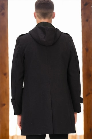 Plt8334 Dewberry Erkek Palto-siyah-lacivert-2