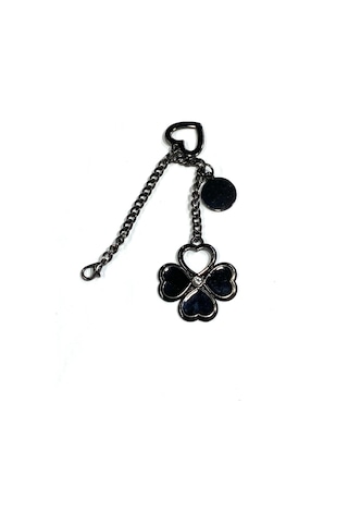 Karantuhafiye Metal Çanta Sallantı Süsü / 18 Cm / Slt3 Siyah