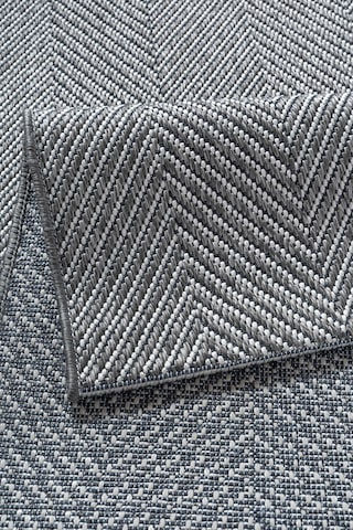 Elit Premium Sisal Jut Halı 1002 - Antrasit Balık Sırtı Desen Antrasit-krem Krem