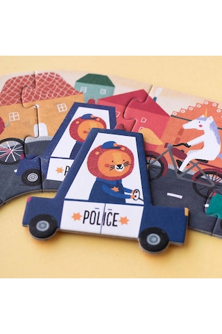 Londji Beep Beep Puzzle Ve Gözlem Oyunu Canlı Renkler