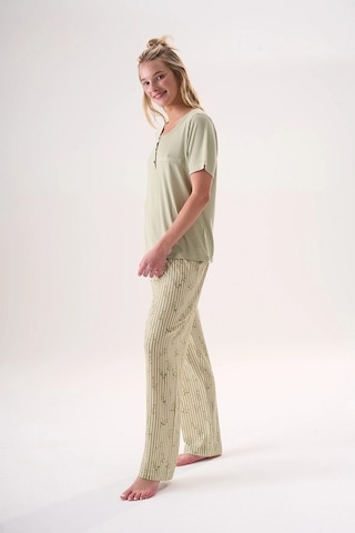 Etoile 26502 Yarım Kol Pijama Takım Yeşil