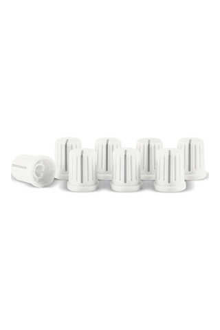 Knob Cap Set White Set Of 8