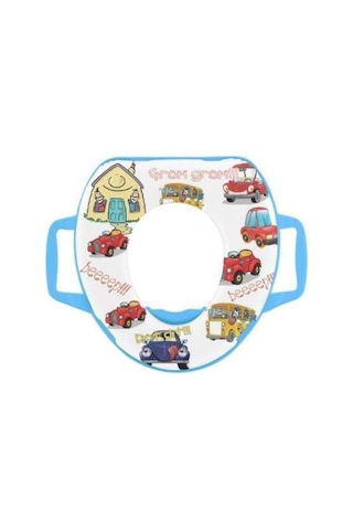 Softy Starlux Çocuk Klozet Adaptörü Mavi Beyaz