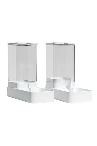 Ecronicword Köpekler Kediler İçin Otomatik Evcil Hayvan Besleyici Suluk Seti