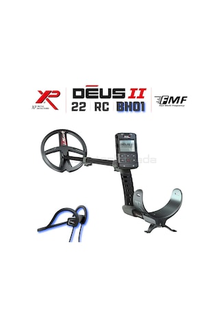 DEUS 2 - 22,5cm FMF Başlık, Ana Kontrol Ünitesi (RC), BH-01 Kablolu Su Geçirmez Kulaklık