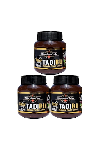 Abdurrahman Tatlıcı Tadıbu Bitter Kakaolu Fındık Ezmesi 3 x 330 G Abdurrahman Tatlıcı Tadıbu Bitter Kakaolu Fındık Ezmesi 3 x 330 G