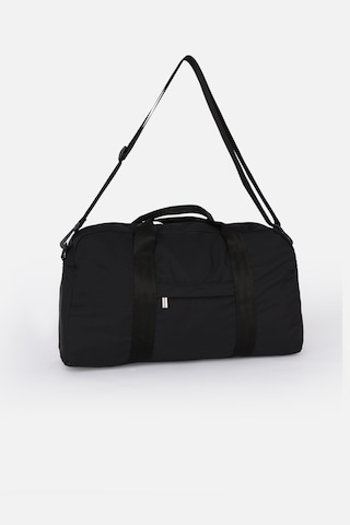 İcone Bag Kadın & Erkek Spor Çantası, Paraşüt Kumaş Önü Cepli Unisex Spor Fitness Gym Çantası - Siyah