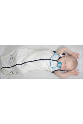 Shonadae Bebek Uyku Tulumu (9-12 Ay) Unisex Beyaz