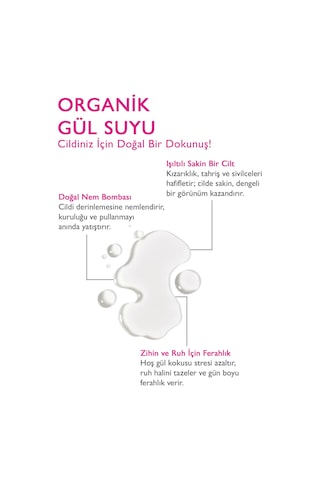 Organik Gül Suyu - 100 Ml