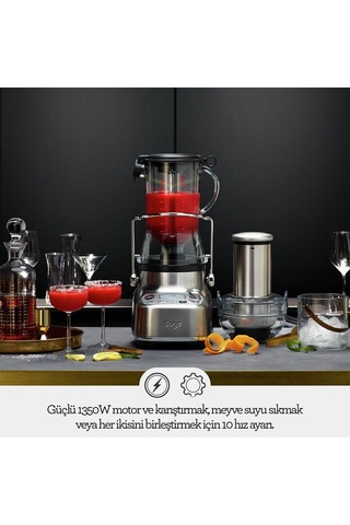 Sage SJB815 3x Bluıcer Pro 1350 W Katı Meyve Sıkacağı (Teşhir)