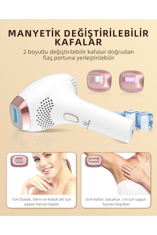 Yues Ipl Buz Başlıklı Lazer Epilasyon 9 Modlu Epilasyon Cihazı