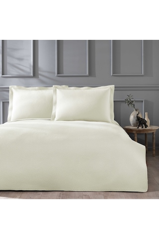 Linens Mist Çift Kişilik Yatak Örtüsü Seti Kum Kum