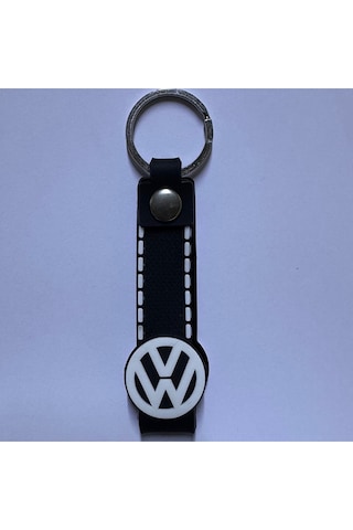Volkswagen New Beetle İle Uyumlu Logolu Alüminyum Sibop Kapağı Ve Silikon Anahtarlık