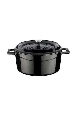 Lava Trendy Yuvarlak 24 CM Demir Döküm Derin Tencere Lava Trendy Yuvarlak 24 CM Demir Döküm Derin Tencere