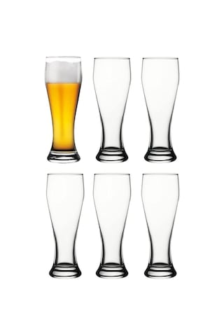 Paşabahçe 42126 Weizenbeer & Pils Bira Bardağı 520cc - 6 Adet