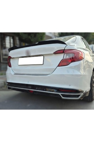 Fiat Egea Sedan Bagaj Üstü Yarasa Spoiler Piano Black İthal