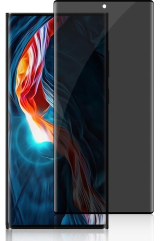 Samsung Galaxy S25 Ultra İle Uyumlu Hayalet Gizlilik Filtreli Privacy 9h Cam Ekran Koruyucu
