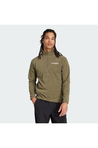 Adidas Multi Essentials Full-zip Fleece Erkek Sweatshirt C-adıjp0784e50a00 Yeşil