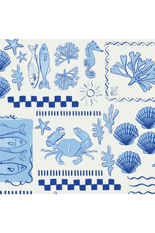 Dock And Bay Katlanabilir Çanta Design Wavy Baby Çok Renkli