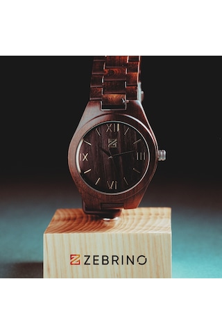 Zebrino Zbr-or-rn Ranger Ahşap Erkek Kol Saati 45 Mm