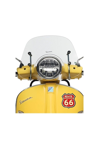 Route 66 Araba, Motorsiklet, Kask, Laptop, Cam Sticker 12x10 Cm