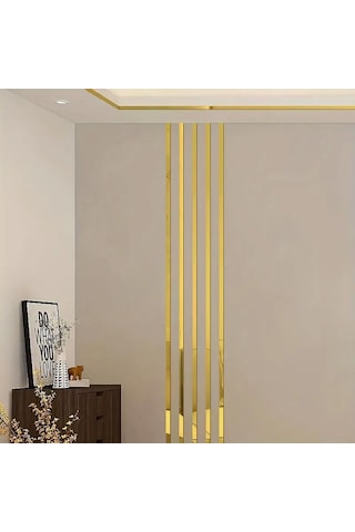 Şerit Pleksi Ayna 2cmx30cm 5 Adet - Gold Diğer