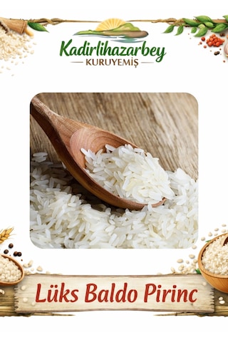 Kadirlihazarbey Lüks Baldo Pirinç 500 Gr